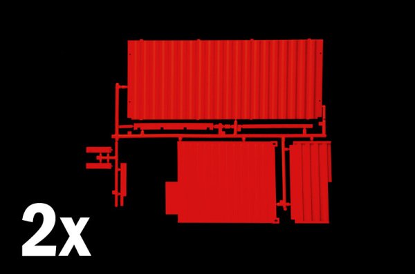 1/24  TECNOKAR 20' CONTAINER TRAILER
