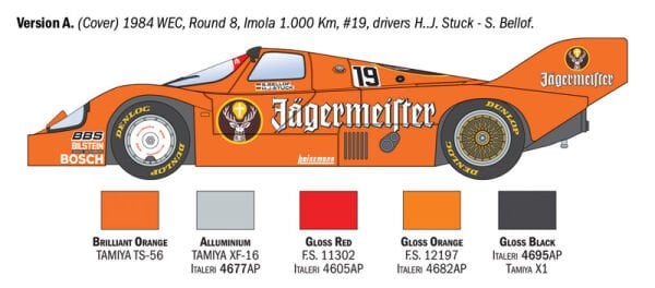 1/24  Porsche 956 Jägermeister