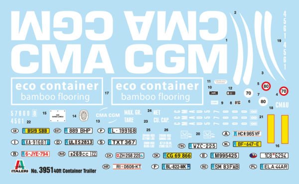 1/24   40' CONTAINER TRAILER