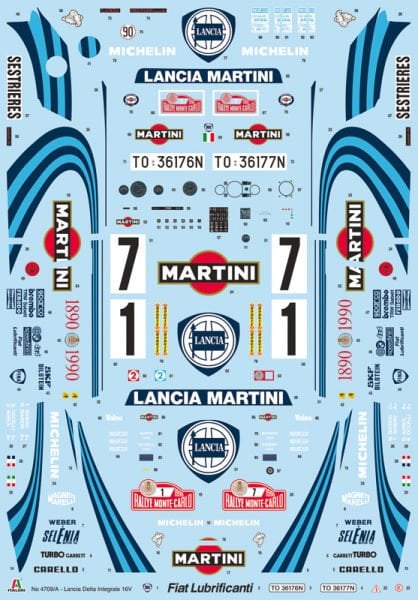 1/12 LANCIA DELTA HF INTEGRALE 16V