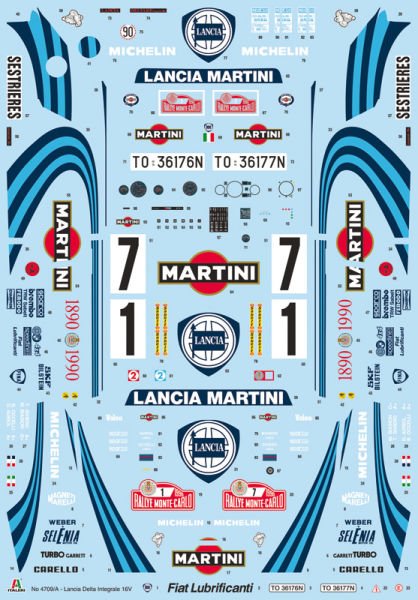 1/12 LANCIA DELTA HF INTEGRALE 16V