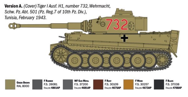 1/35 Pz. Kpfw VI Tiger I Ausf. H (tp)