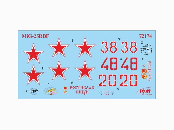 1/72  MIG-25 RBF SOVIET RESSONAISSANCE  PLANE
