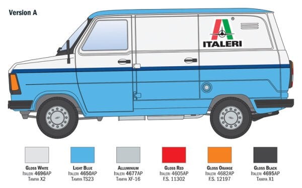 1/24 FORD TRANSIT ''ITALERI''