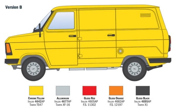 1/24 FORD TRANSIT ''ITALERI''