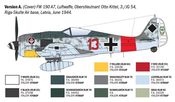 1/72 Focke-Wulf FW 190 A-7/A8 ACES