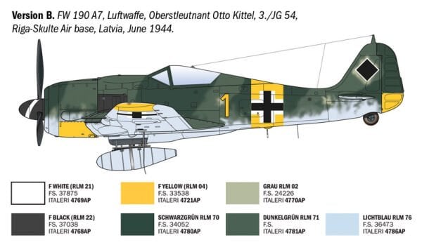 1/72 Focke-Wulf FW 190 A-7/A8 ACES