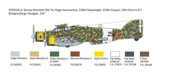 1/72 S.79 Sparviero Bomber version