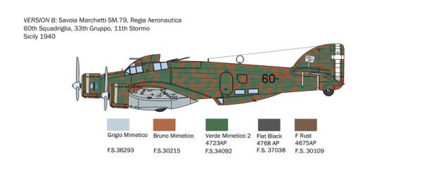 1/72 S.79 Sparviero Bomber version