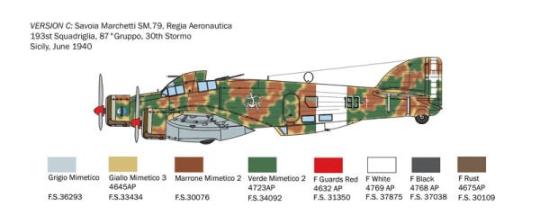 1/72 S.79 Sparviero Bomber version