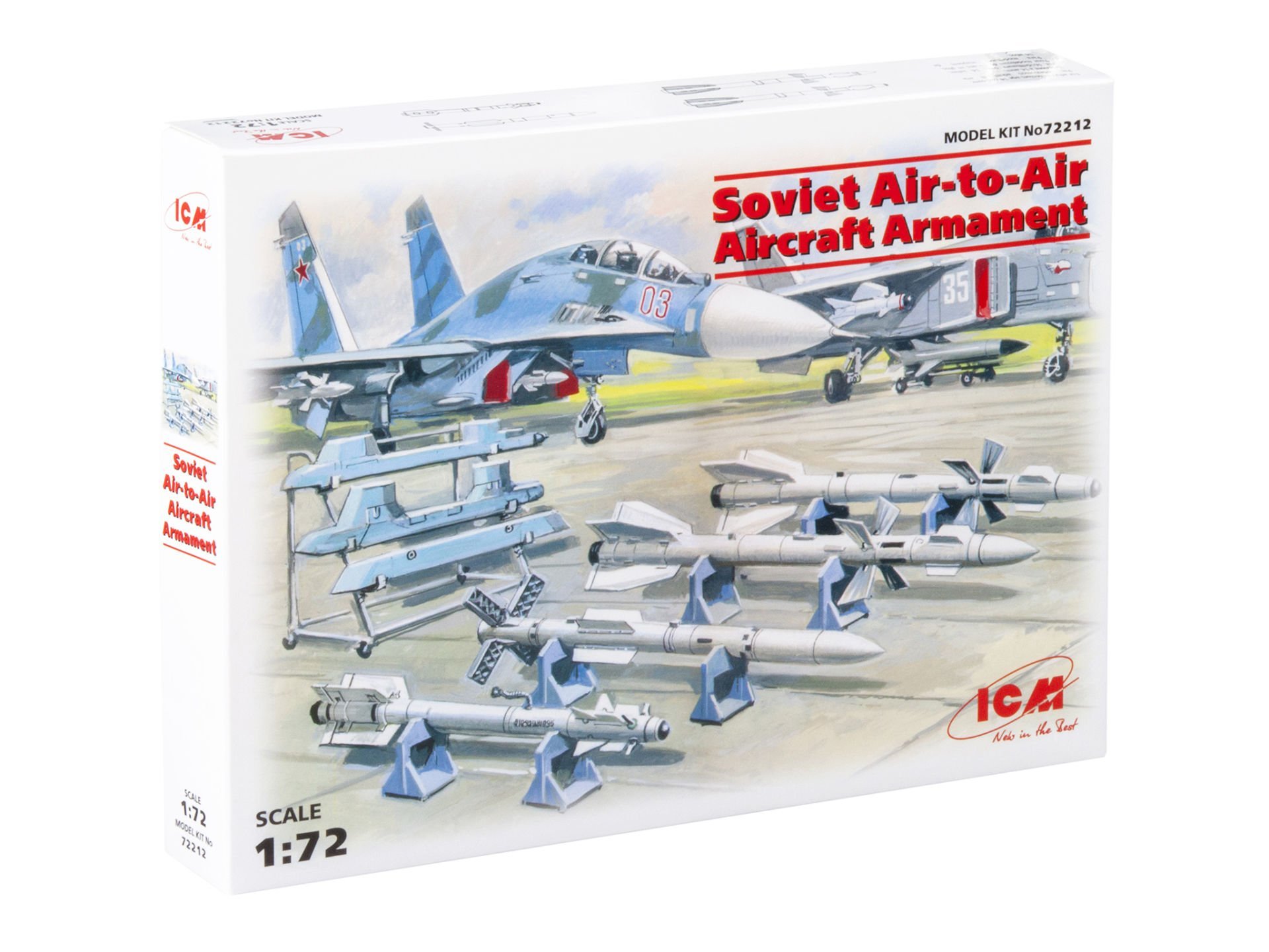 1/72 Soviet Air-to-Air Aircraft Armament R-27ER, R-27ET, R-73, R-77 missiles