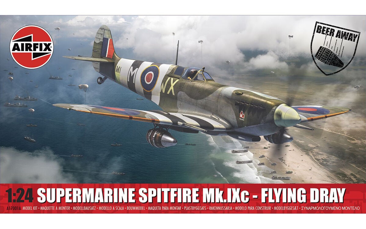 1/24 Supermarine Spitfire Mk.IXc - Flying Dray (NEW MOULDS)
