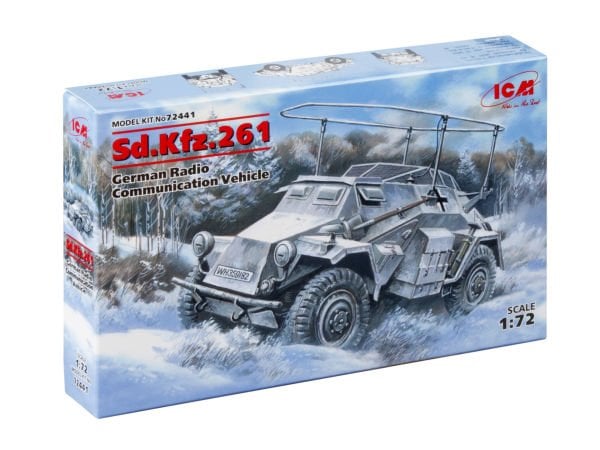 1/72 Sd.Kfz.261 German Radio Communication Vehicle