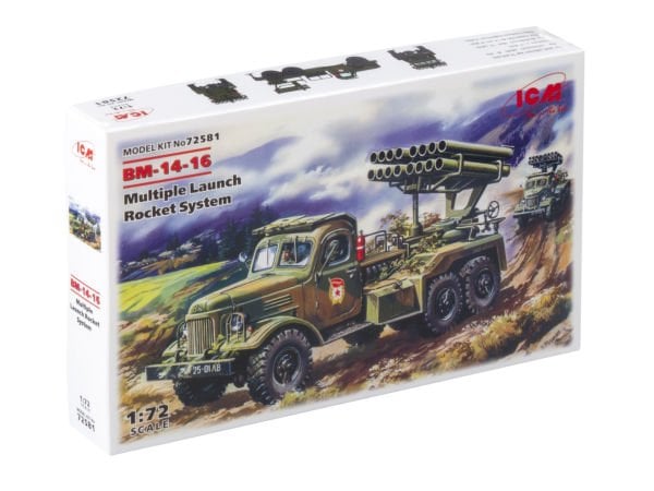 1/72 BM-14-16 Multiple Launch Rocket System on ZiL-157 base