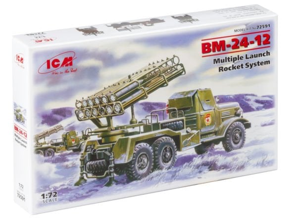 1/72 BM-24-12 Multiple Launch Rocket System on ZiL-157 base