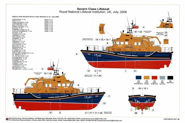 1/72 RNLI Severn Class Lifeboat