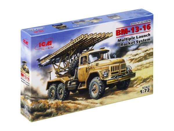 1/72 BM-13-16 Multiple Launch Rocket System on ZiL-131 base