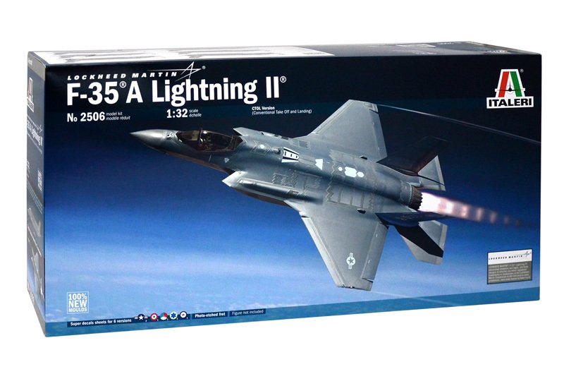F-35A Lightning II 航空自衛隊マーク付き　イタレリ1/32 1/32 F-35 A LIGHTNING II ITALERI | 1/32 | Top Pop Hobby