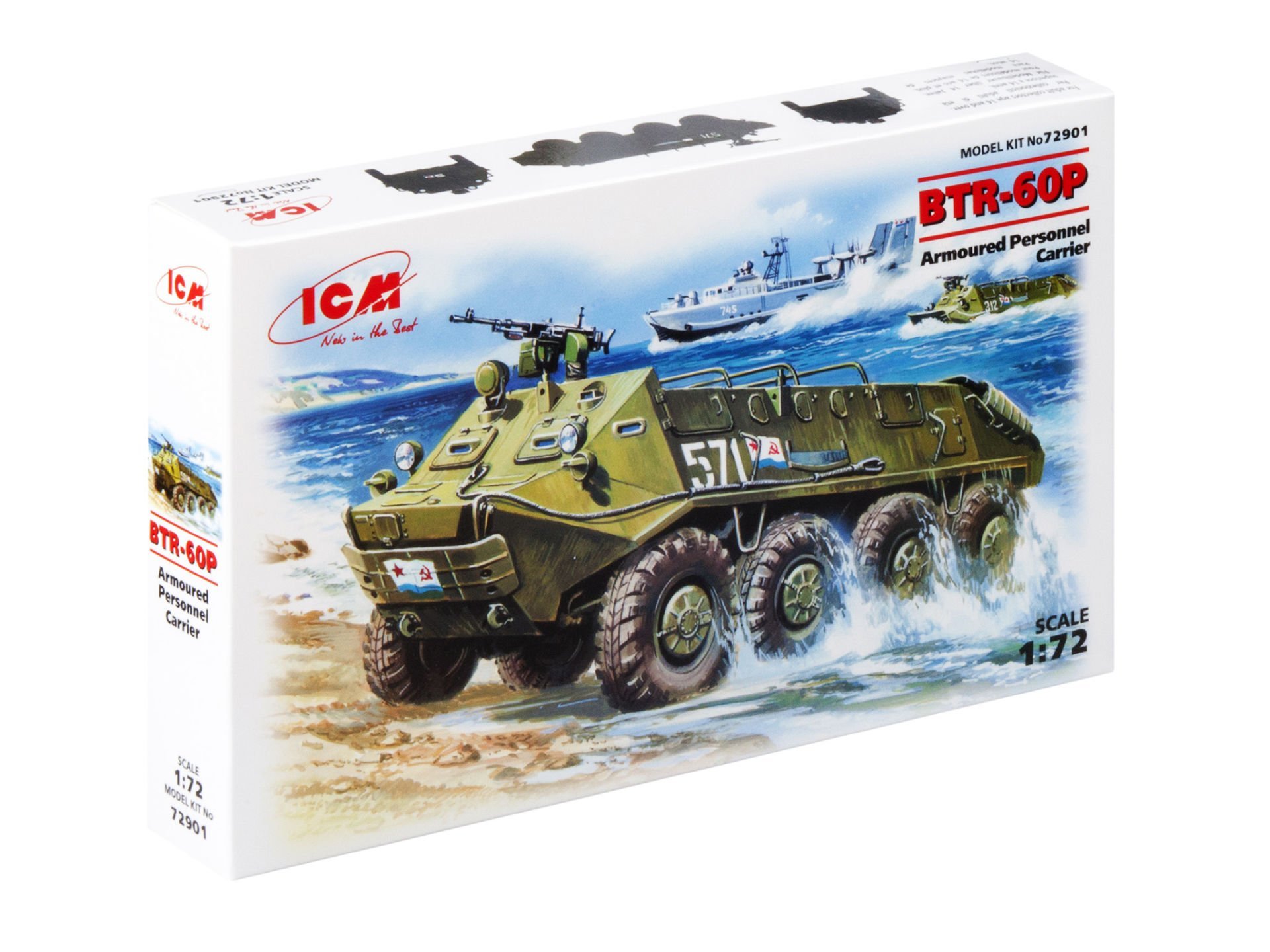 1/72 BTR-60P Armoured Personnel Carrier