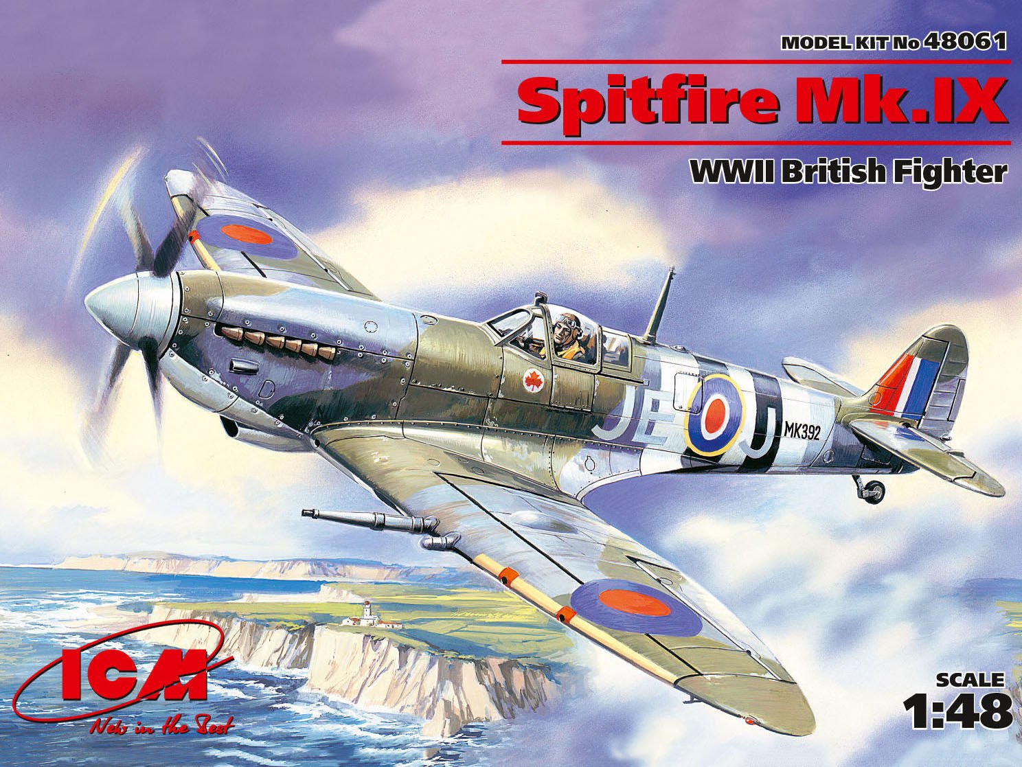 1/48  Spitfire Mk.IX WWII British Fighter