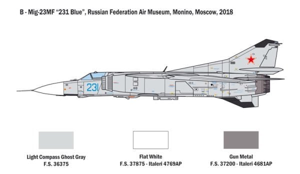 1/48  MiG-23 MF/BN FLOGGER