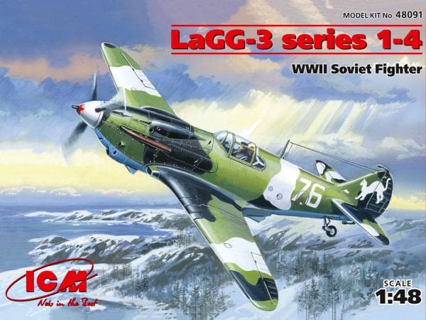 1/48 LaGG-3 series 1-4 WWII Soviet Fighter