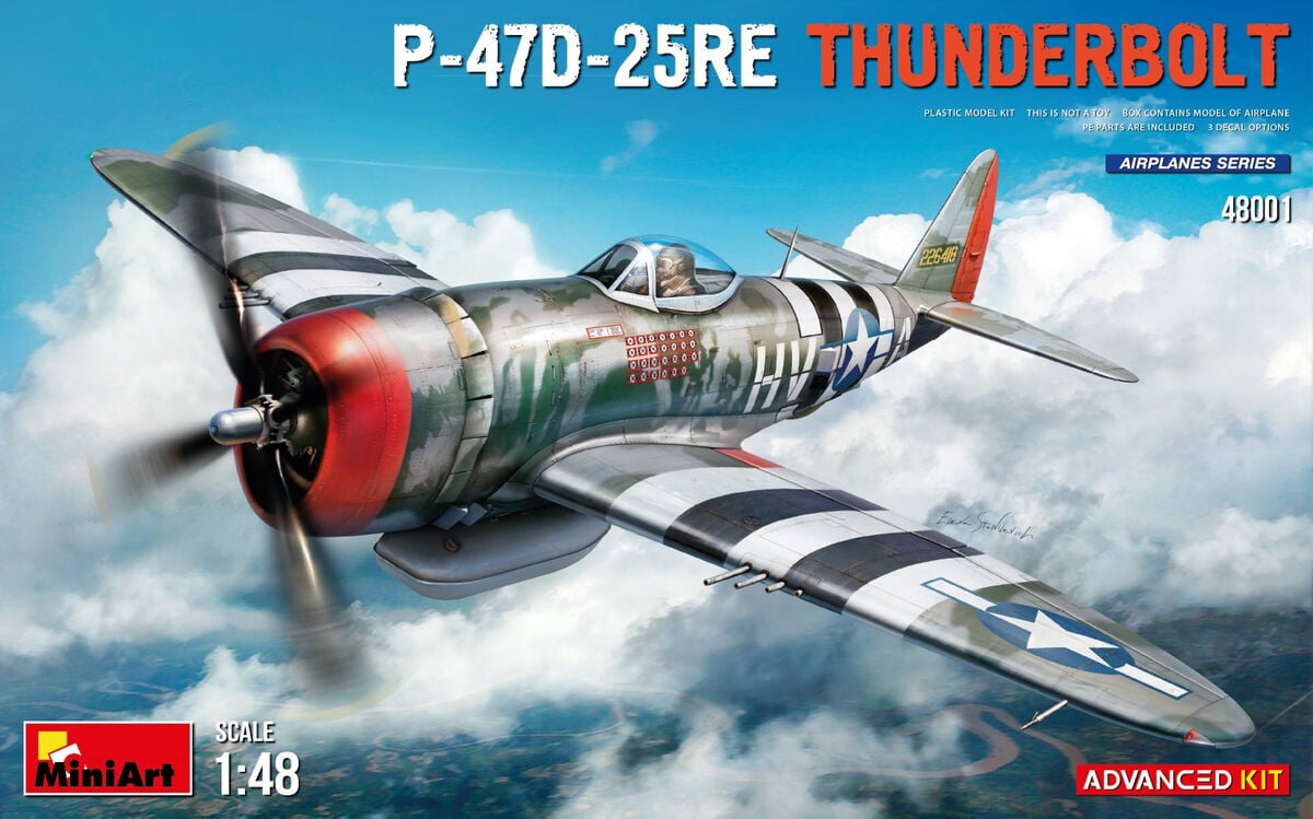 1/48  P-47D-25RE Thunderbolt - Advanced Kit