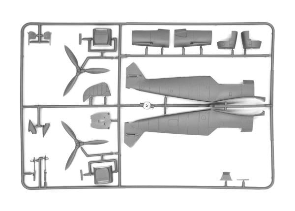 1/48 Messerschmitt Bf 109F-2 WWII German Fighter