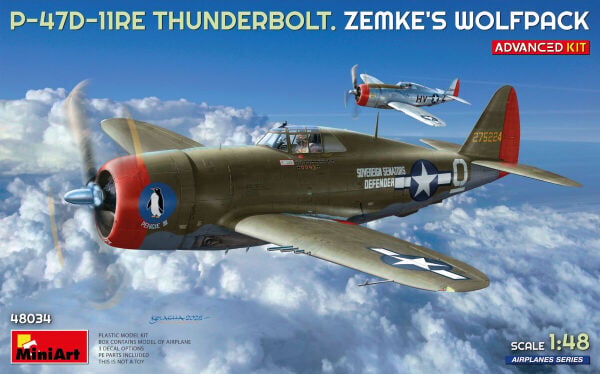 1/48 P-47D-11RE Thunderbolt Zemke’s Wolfpack Advanced Kit
