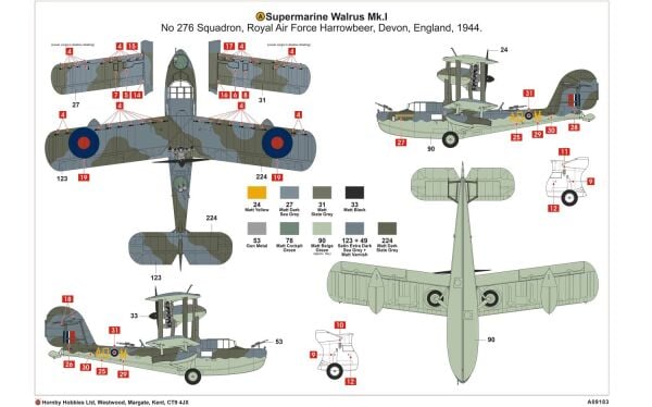 1/48 Supermarine Walrus Mk.I