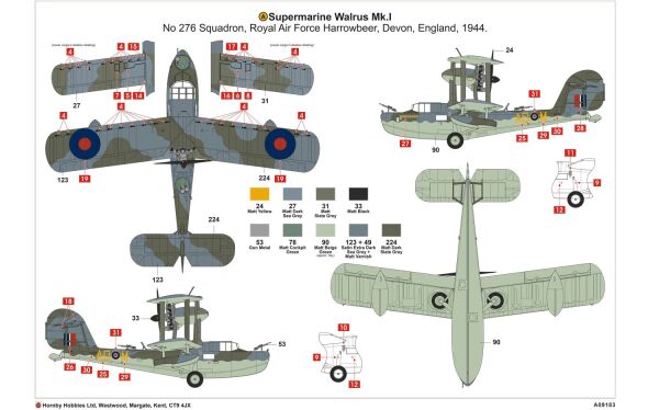 1/48 Supermarine Walrus Mk.I