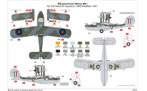 1/48 Supermarine Walrus Mk.I