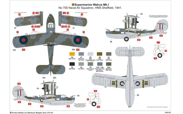 1/48 Supermarine Walrus Mk.I