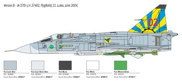 1/48   SAAB JA 37/AJ 37 VIGGEN
