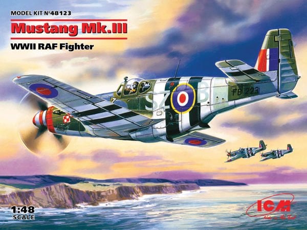 1/48 Mustang Mk.III WWII RAF Fighter