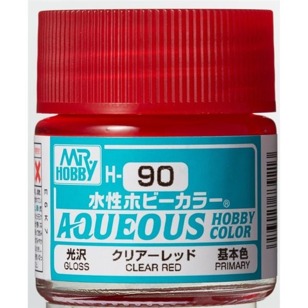 H 90 CLEAR RED