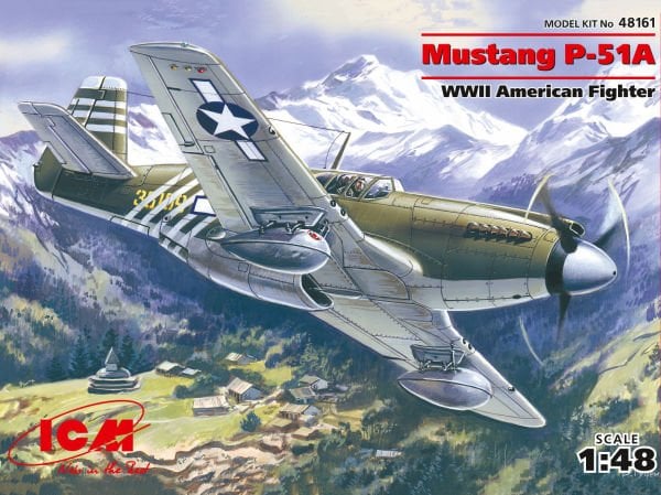 1/48 Mustang P-51A WWII American Fighter