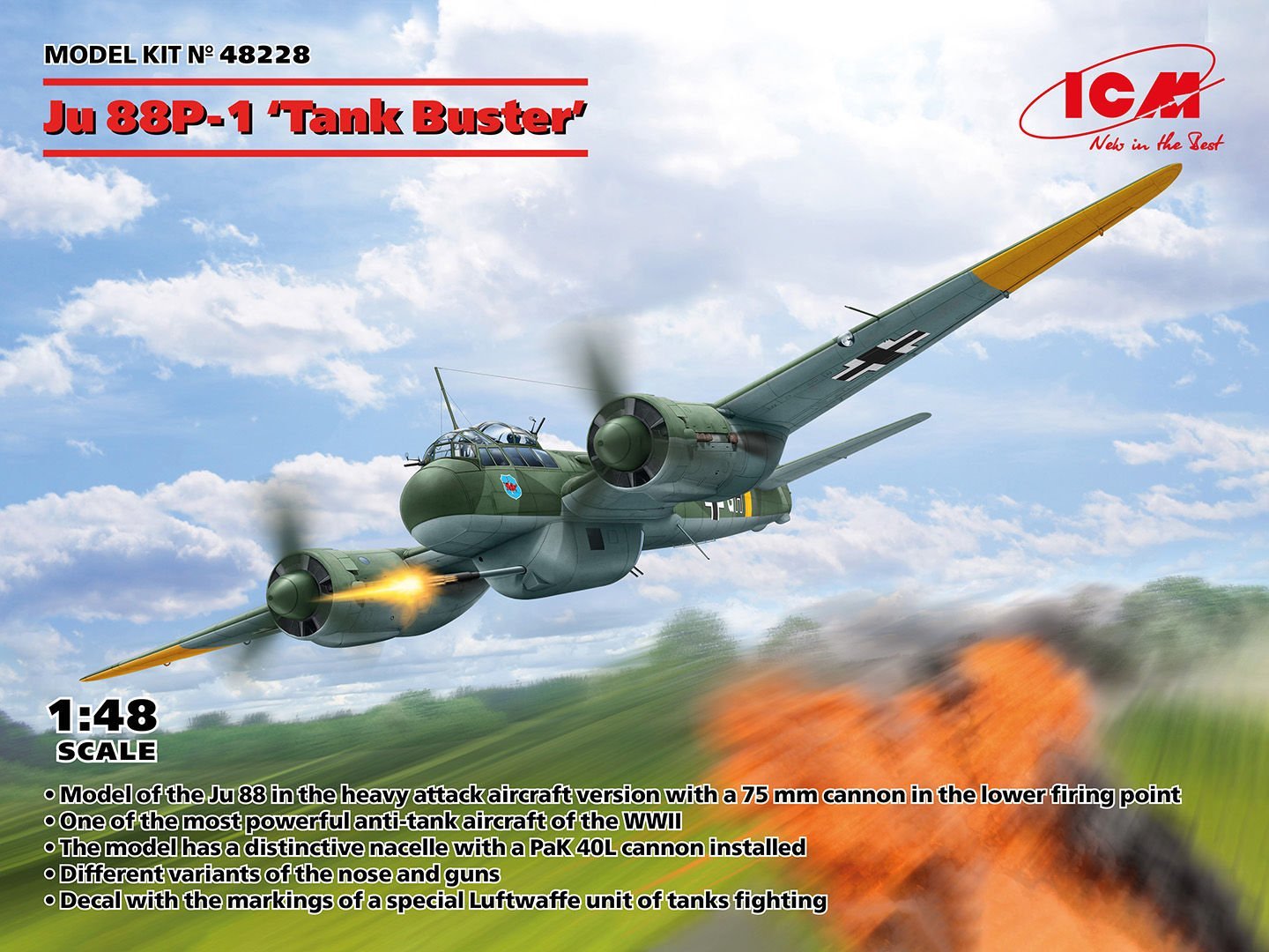 1/48 ju-88 p1 (tank buster)