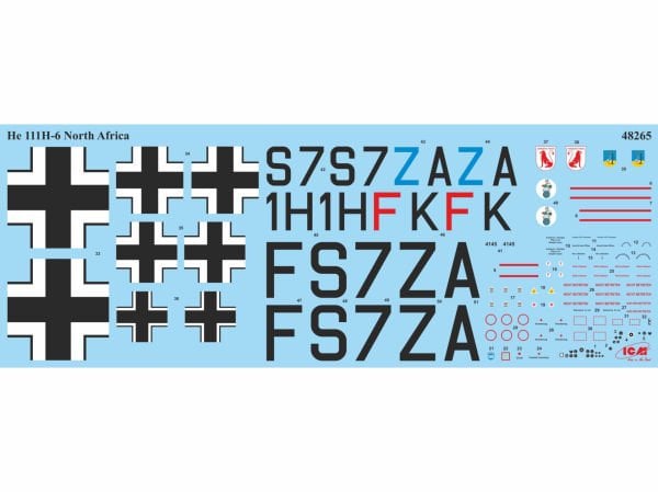 1/48 He 111H-6 North Africa WWII German Bomber