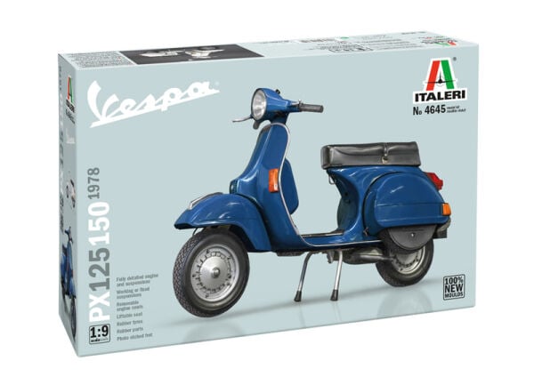1/9 VESPA PX 125/150 1978 (%100 NEW MOULDS)