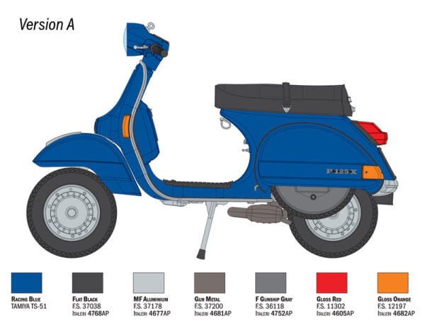 1/9 VESPA PX 125/150 1978 (%100 NEW MOULDS)