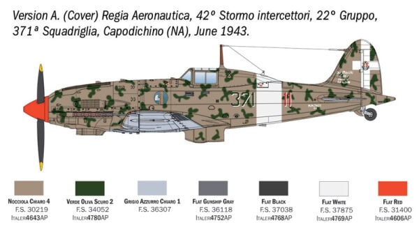 1/48 Macchi MC.202 Folgore (%100 NEW MOULDS)