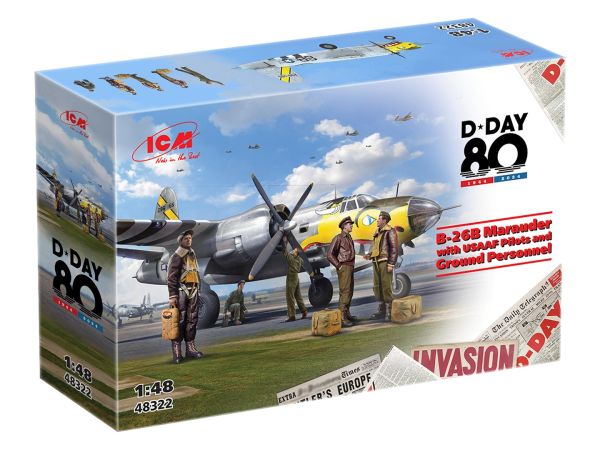 1/48 B-26B Marauder with USAAF Pilots and Ground Personnel