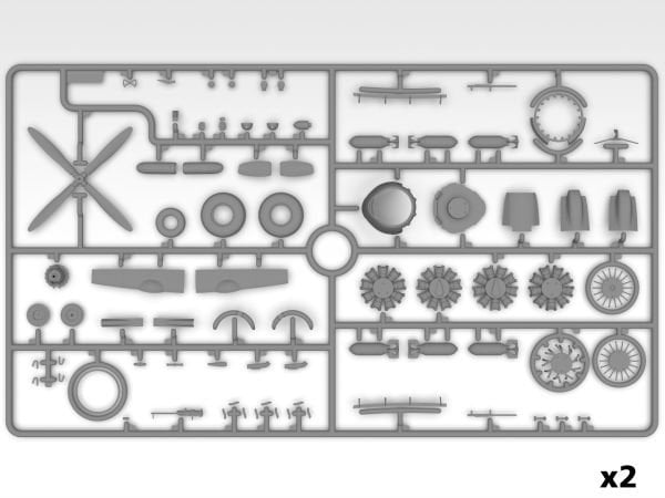 1/48 B-26B Marauder with USAAF Pilots and Ground Personnel
