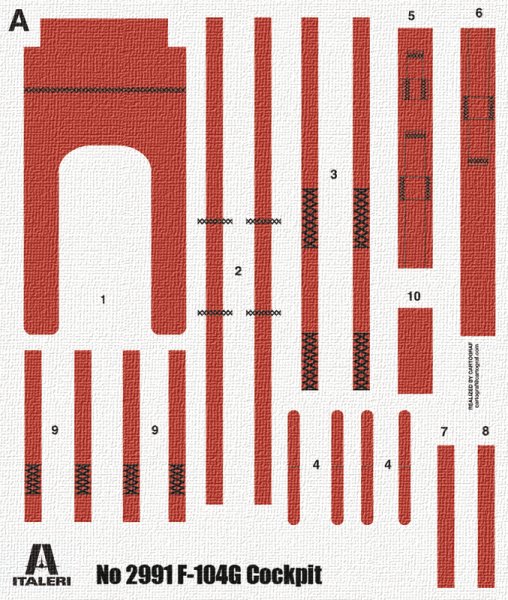 1/12   F-104 G COCKPIT