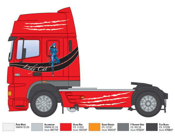 1/24 DAF XF 95 SUPER SPACE CAB