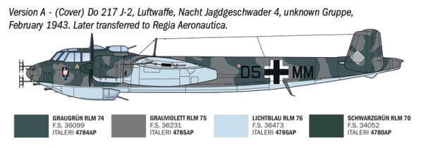 1/72 Dornier DO 217 J1/J2 Nachtjäger