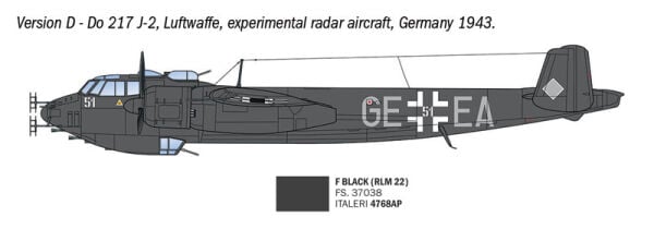 1/72 Dornier DO 217 J1/J2 Nachtjäger