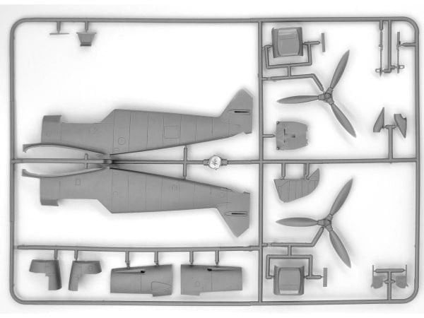 1/48 Bf 109F-4 with German Ground Personnel