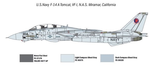 1/72    ''Top Gun'' F-14A vs A-4F